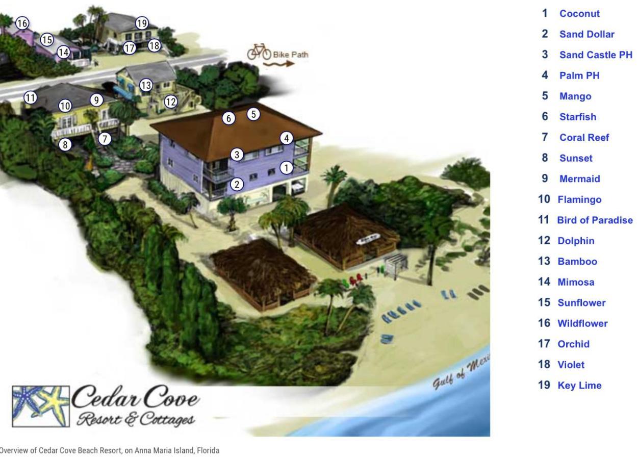 Cedar Cove Resort & Cottages Holmes Beach Exterior photo